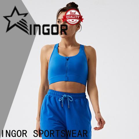 INGOR SPORTSWEAR nice halter sports bra factory for girls