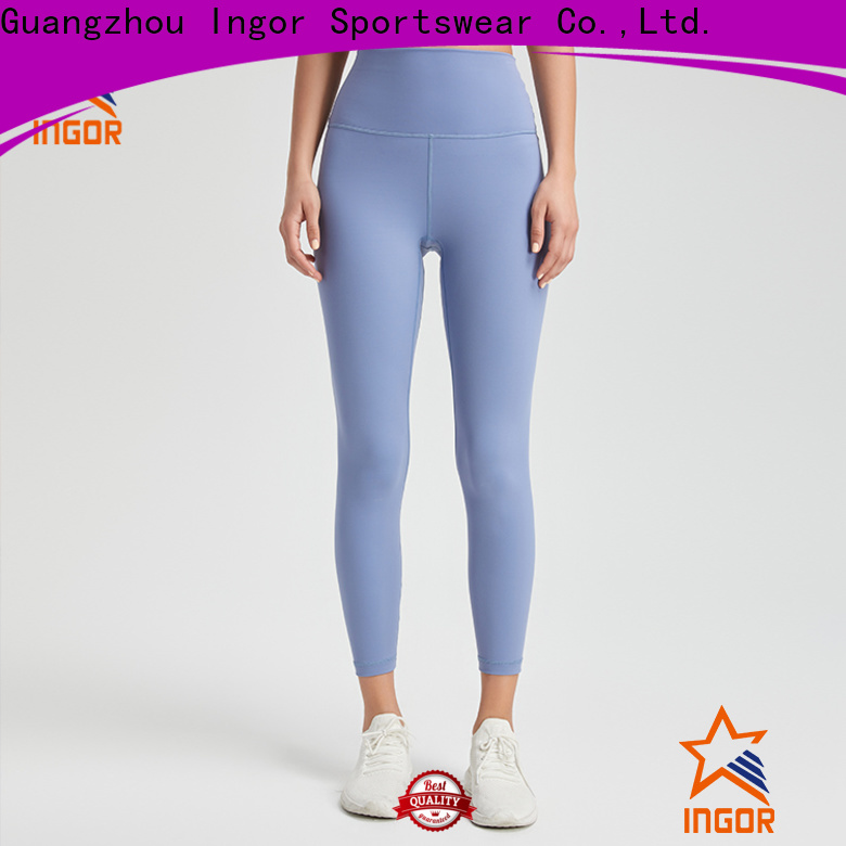 INGOR SPORTSWEAR new ladies white leggings  factory for yoga