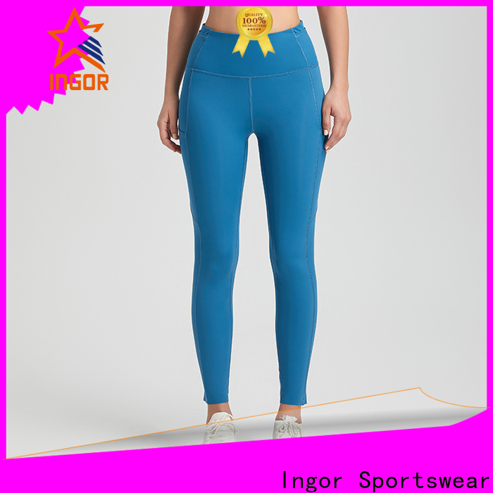INGOR SPORTSWEAR patterned cotton yoga capris manufacturer for ladies