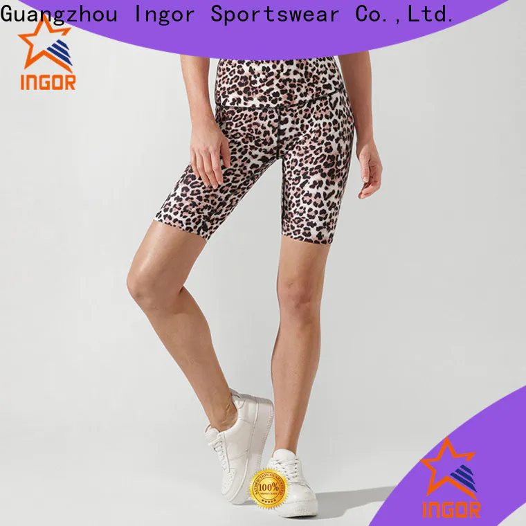 INGOR SPORTSWEAR new women's elastic waist shorts  in bulk for girls