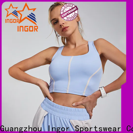 INGOR SPORTSWEAR sustainable sports bra wholesale at the gym