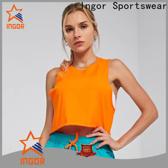 INGOR SPORTSWEAR workout women's mesh tank top  supplier for girls