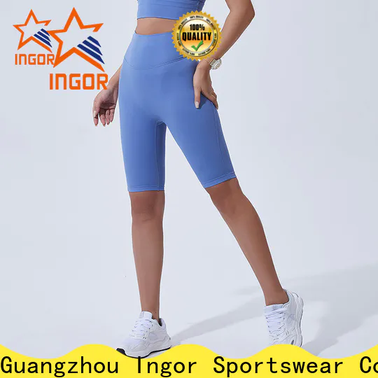 INGOR SPORTSWEAR white women's running shorts with liner  for women