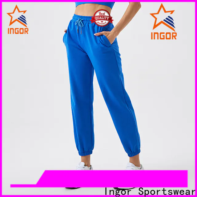 INGOR SPORTSWEAR print mesh yoga pants wholesale for women