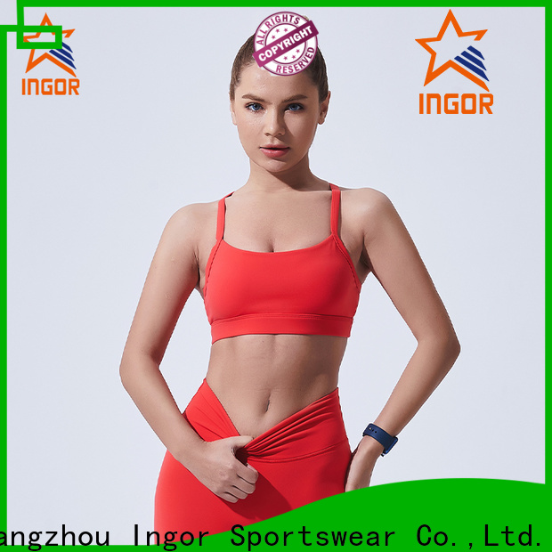 INGOR SPORTSWEAR лучший спортивный бюстгальтер с высоким воротником в спортзале