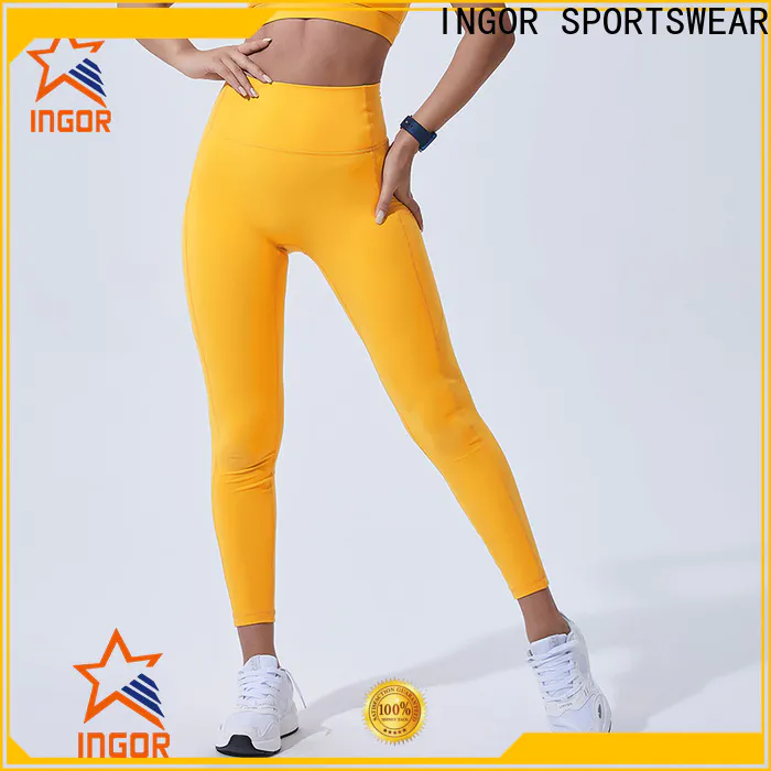 nice womans gym leggins mesh manufacturer for women