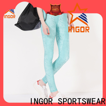 INGOR SPORTSWEAR nice mesh yoga pants wholesale for sport