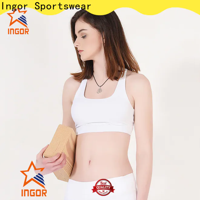 INGOR SPORTSWEAR fashion padded sports bra manufacturer at the gym