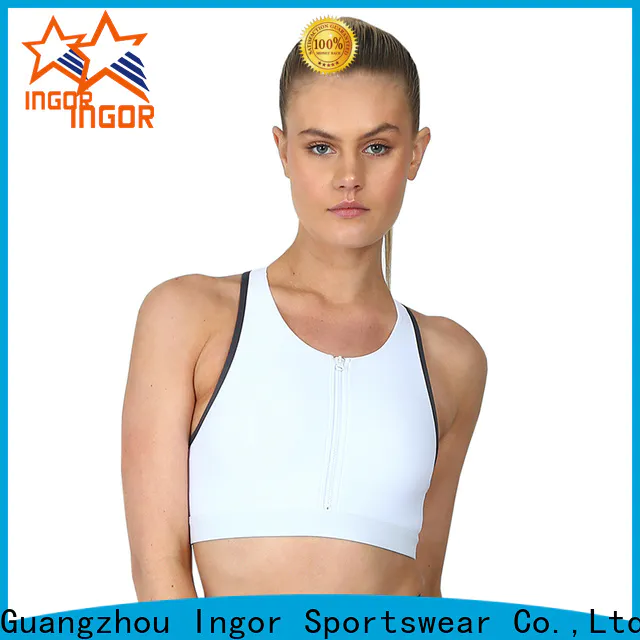 INGOR SPORTSWEAR workout black sports bra wholesale for sport