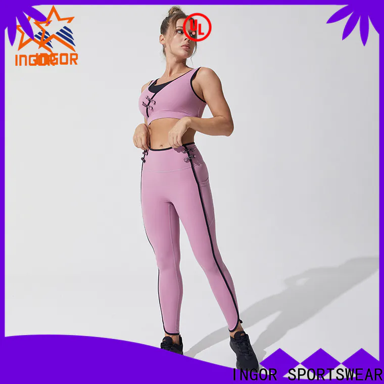 yoga gym clothes manufacturer for ladies