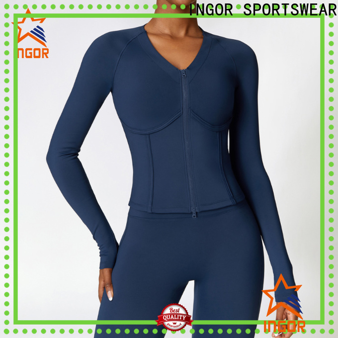 INGOR SPORTSWEAR jacket cold weather running jacket manufacturer for yoga