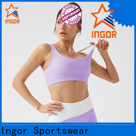 INGOR SPORTSWEAR fashion eco friendly sports bras in bulk for sport