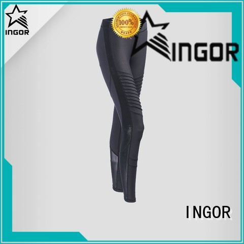 INGOR exercise leopard print yoga leggings with high quality for ladies