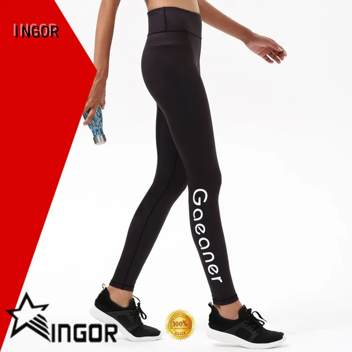 INGOR fitness yoga leggings with four needles six threads