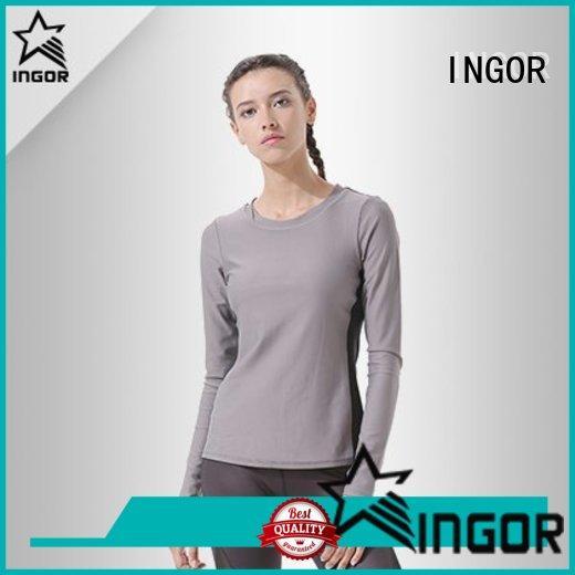INGOR private Black Sweatshirt with drawstring design at the gym