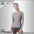 breathable Sports sweatshirts sleeve with drawstring design for women
