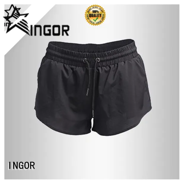 INGOR waisted running shorts with high quality for women