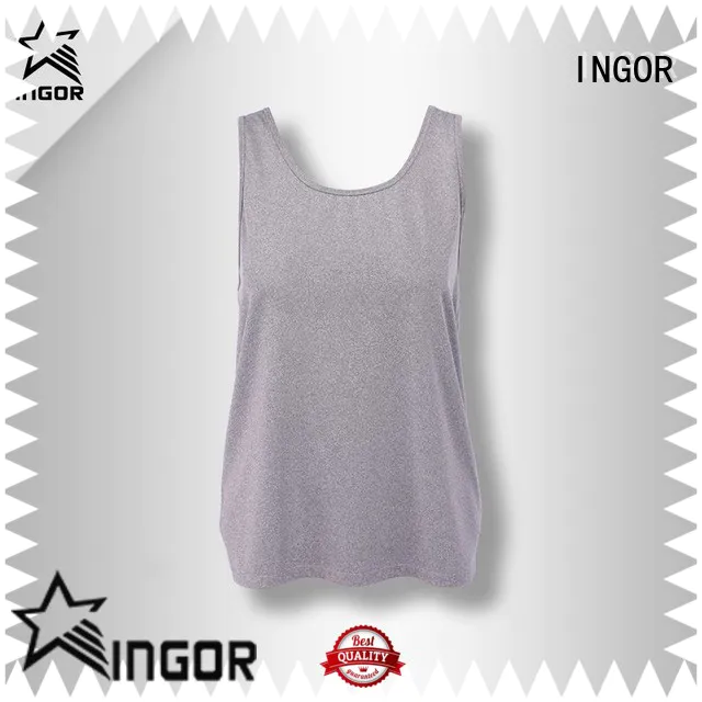 INGOR personalized yoga tops with racerback design for ladies