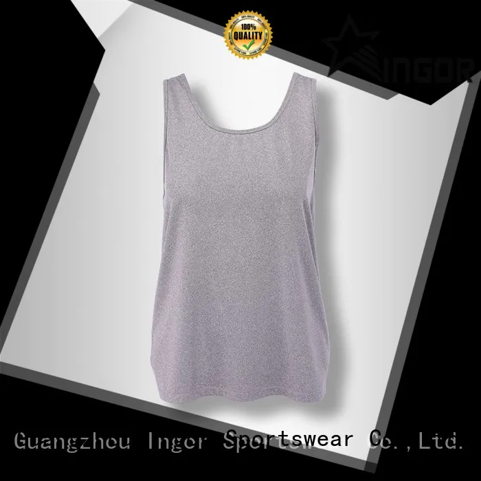 soft yoga tops mesh with racerback design for ladies