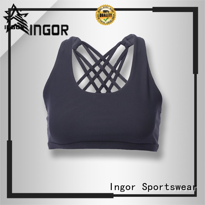 INGOR tops pink red sports bra to enhance the capacity of sports for women