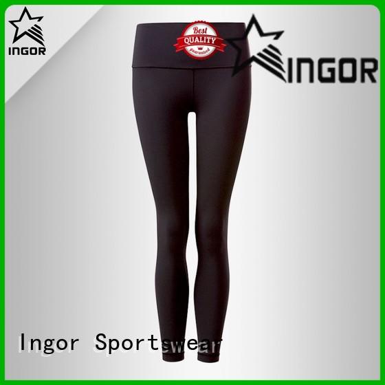 patterned yoga capris with high quality for ladies INGOR
