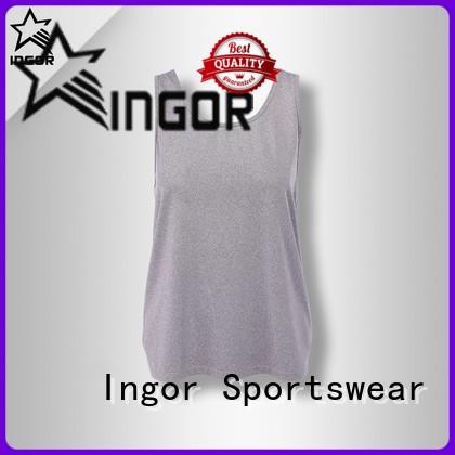 INGOR custom yoga tops with high quality at the gym