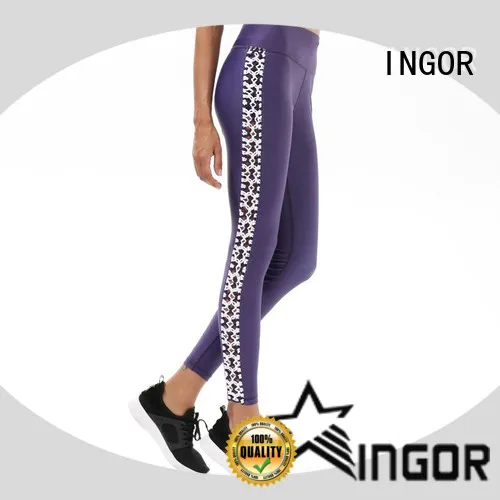 INGOR fitness patterned yoga leggings with high quality for yoga