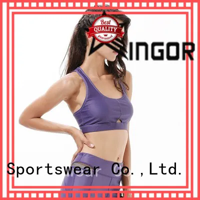 INGOR Brand purple colorful sports bras medium supplier