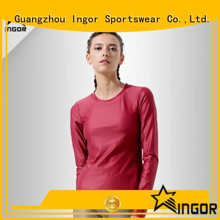 INGOR Brand design sleeve sports Sports sweatshirts