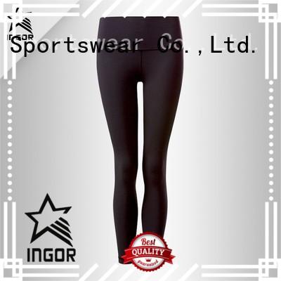 blue black yoga pants INGOR Brand