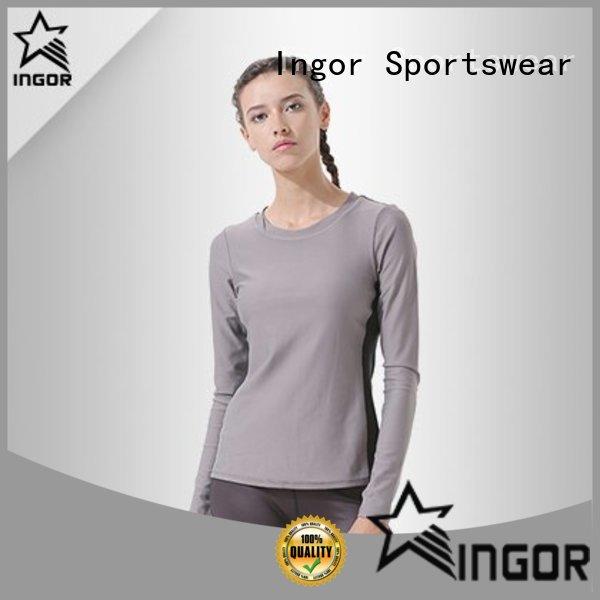 INGOR long colorful sweatshirts with drawstring design for ladies