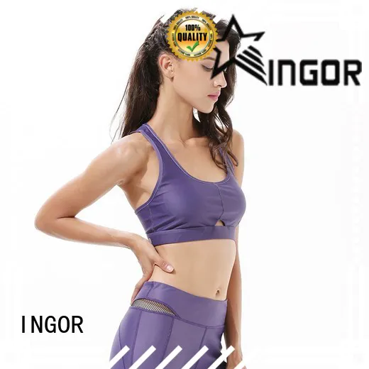 INGOR breathable women's sports bra with high quality for sport