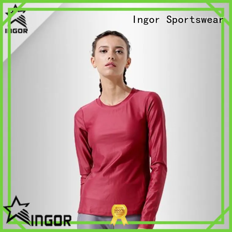 INGOR anti-Static ladies sweatshirts with drawstring design at the gym