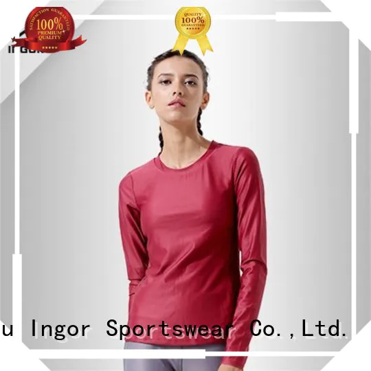 INGOR Brand tee sleeve sweatshirts for ladies 