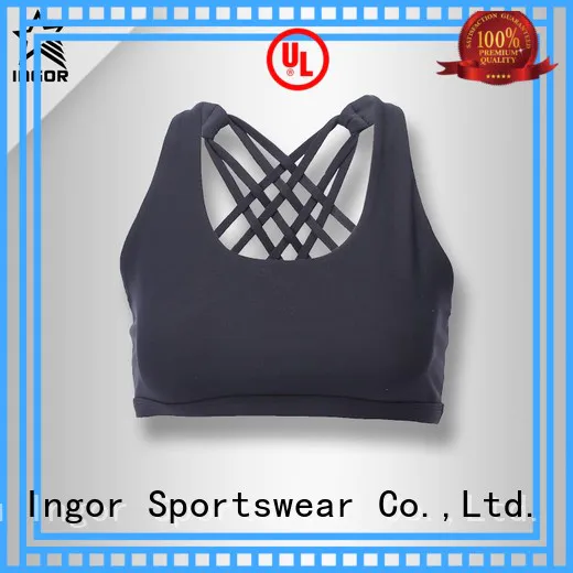 Wholesale strap longline sports bra INGOR Brand