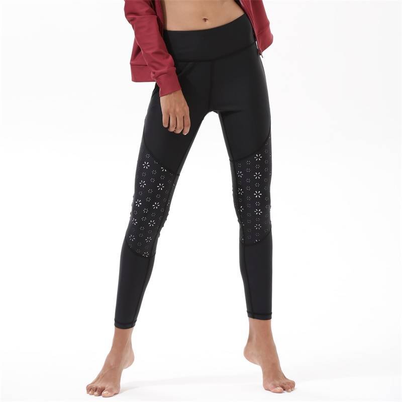 Yoga Schwarze Leggings für Frauen y1921p22