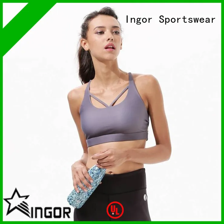online sports bra without racerback pink with high quality for girls