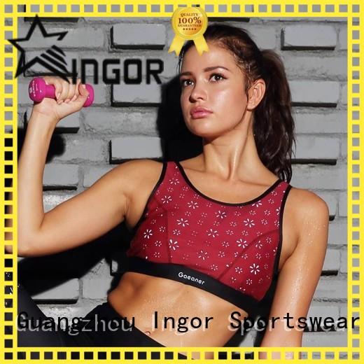 INGOR running t back sports bra to enhance the capacity of sports at the gym