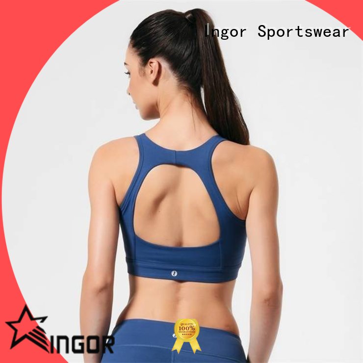 Soutien-gorge de sport de sport de fermeture en ligne avec une haute qualité pour les dames