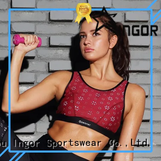 sports colorful sports bras running INGOR company