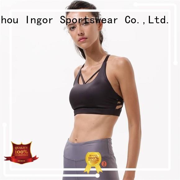 INGOR Brand neck support sports bra red factory