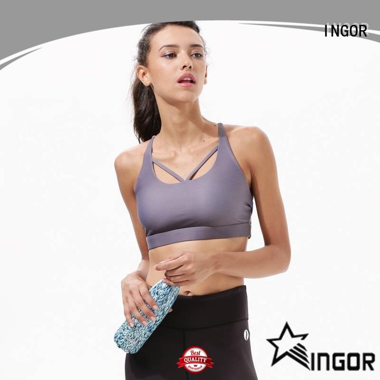 Soutien-gorge de sport de compression doux rembourré pour améliorer la capacité du sport pour les femmes