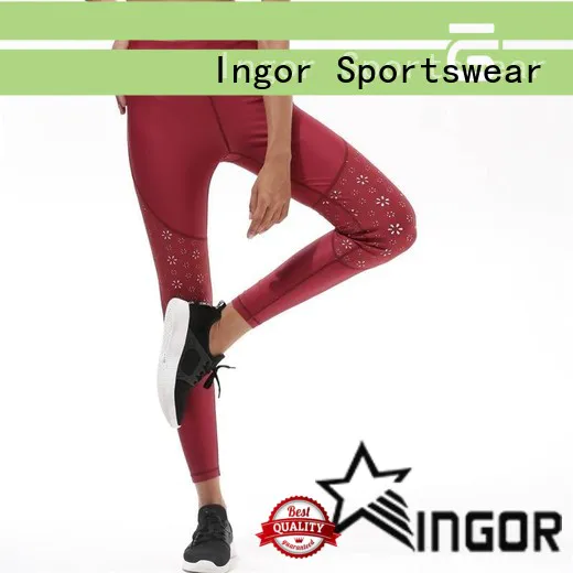 INGOR spandex yoga leggings with high quality at the gym