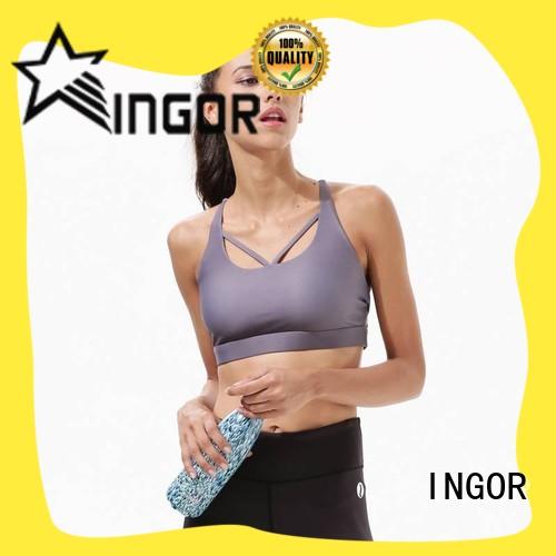soft high neck sports bra workout to enhance the capacity of sports for women