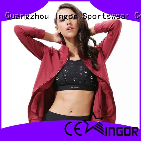 winter yoga Jacket woman with high quality for sport