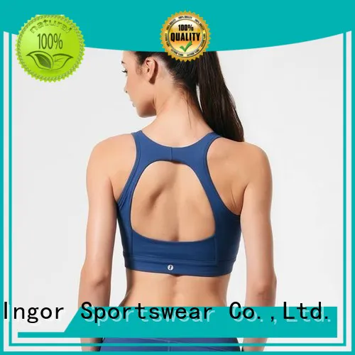 Hot top sports bra neck white INGOR Brand