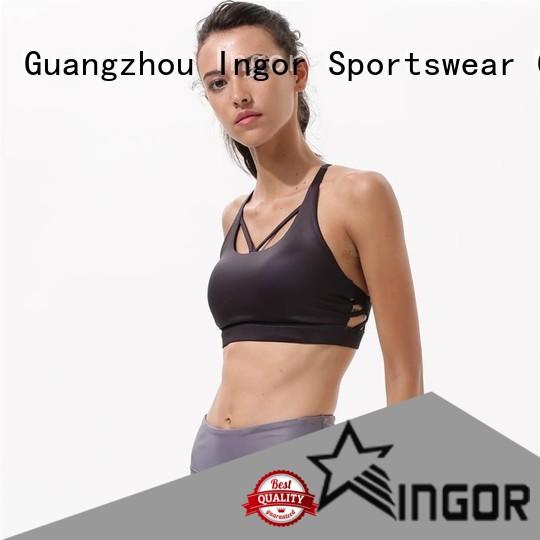 INGOR neck best compression sports bra on sale for sport