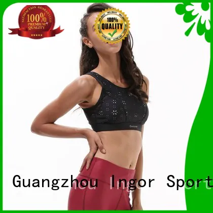 plain sexy back INGOR Brand colorful sports bras manufacture