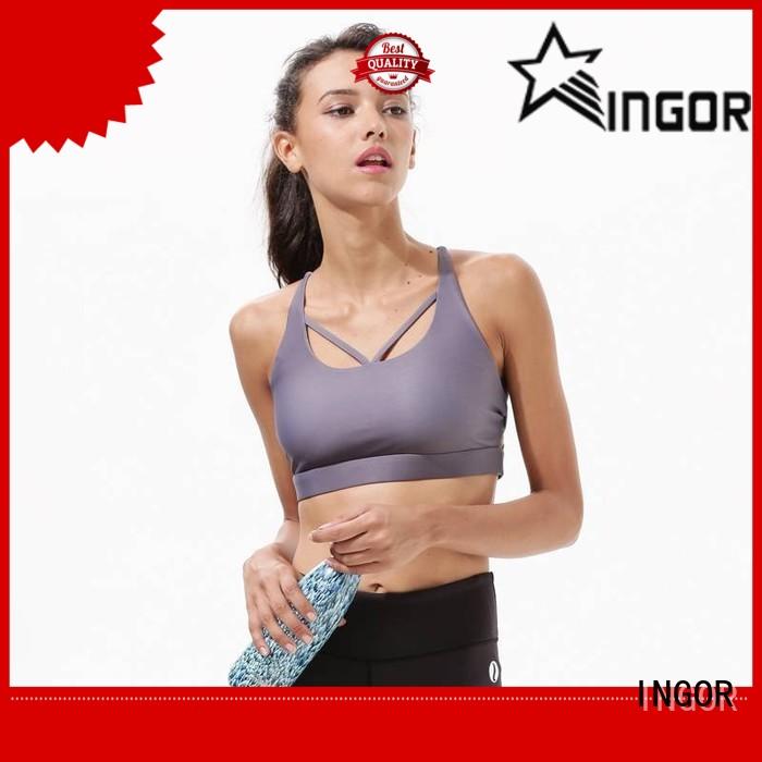 online best zip up sports bra racerback with high quality for ladies