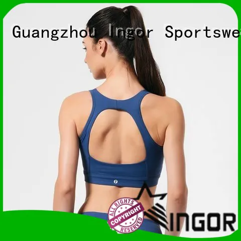 custom white cotton sports bra quality to enhance the capacity of sports for ladies